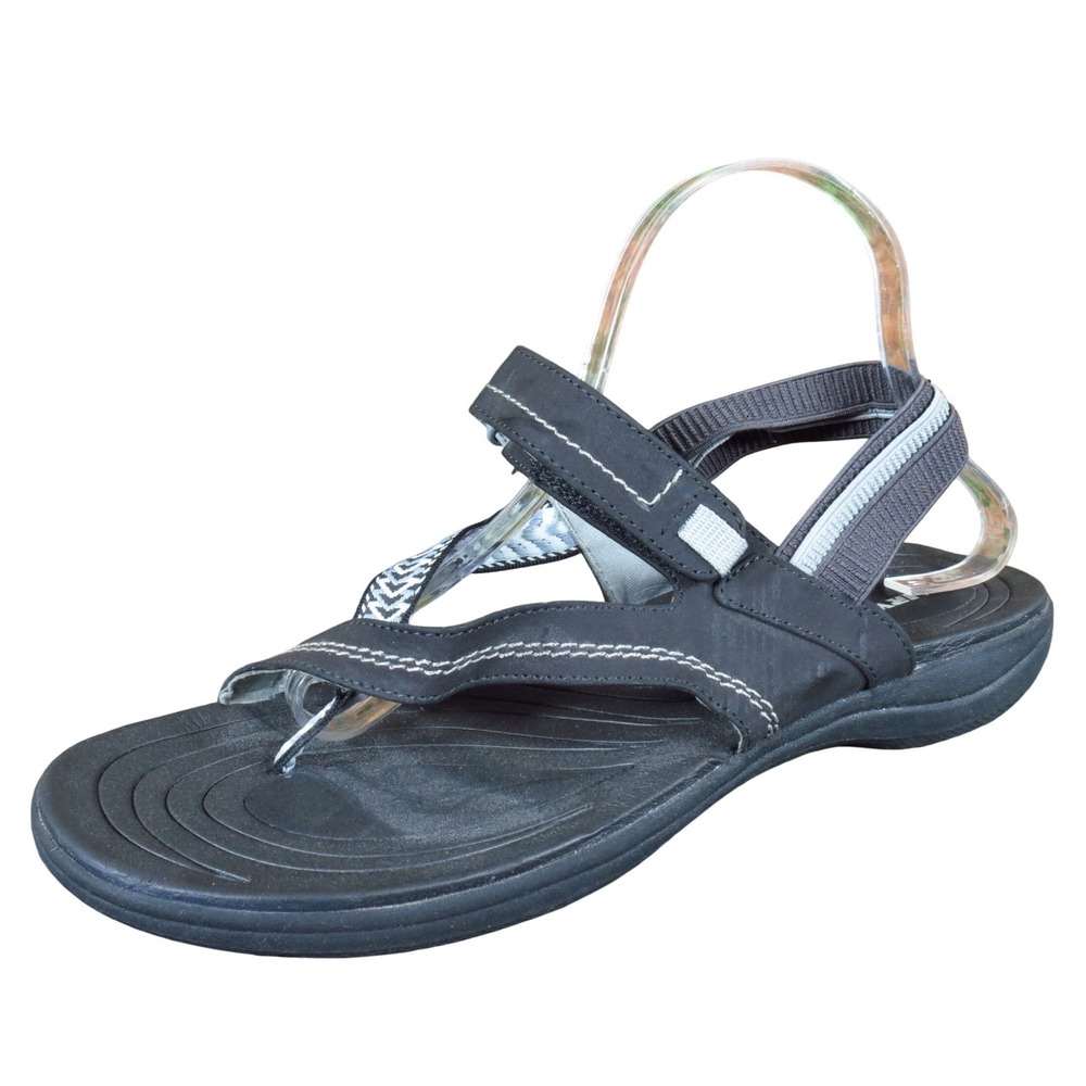 Airwalk Womens Sport Sandals Size 11 Comfort Walking Trail Black Gray